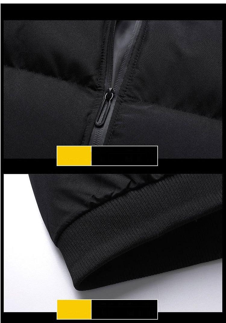 DUO Men's Streetwear Cargo Puffer Jacket - AM APPAREL