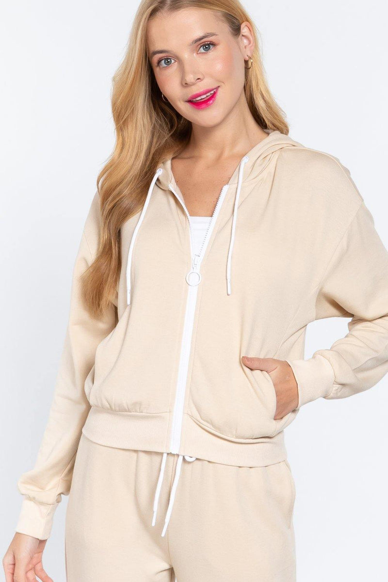 Fleece French Terry Jacket - AM APPAREL