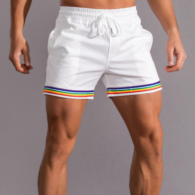 Men’s Rainbow Details Trunk Shorts - AM APPAREL