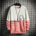"GO FISHING" Double Colored Light Weight Sweatshirt - AM APPAREL