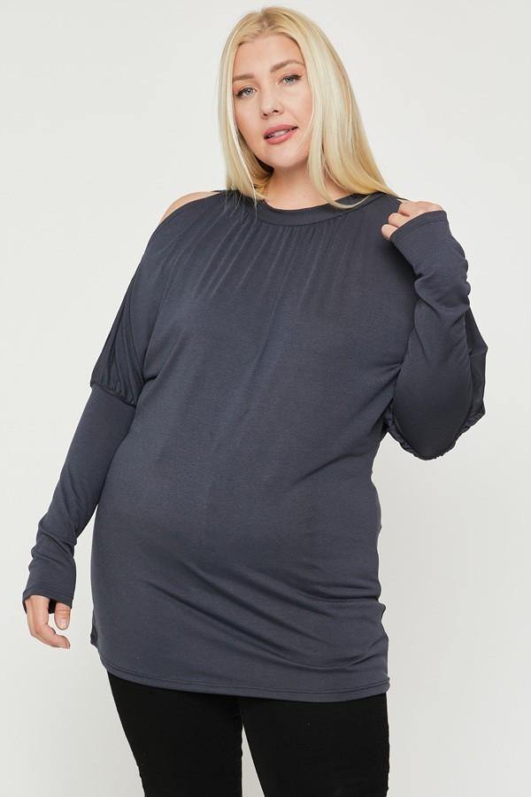 Long Sleeves Solid Top - AM APPAREL