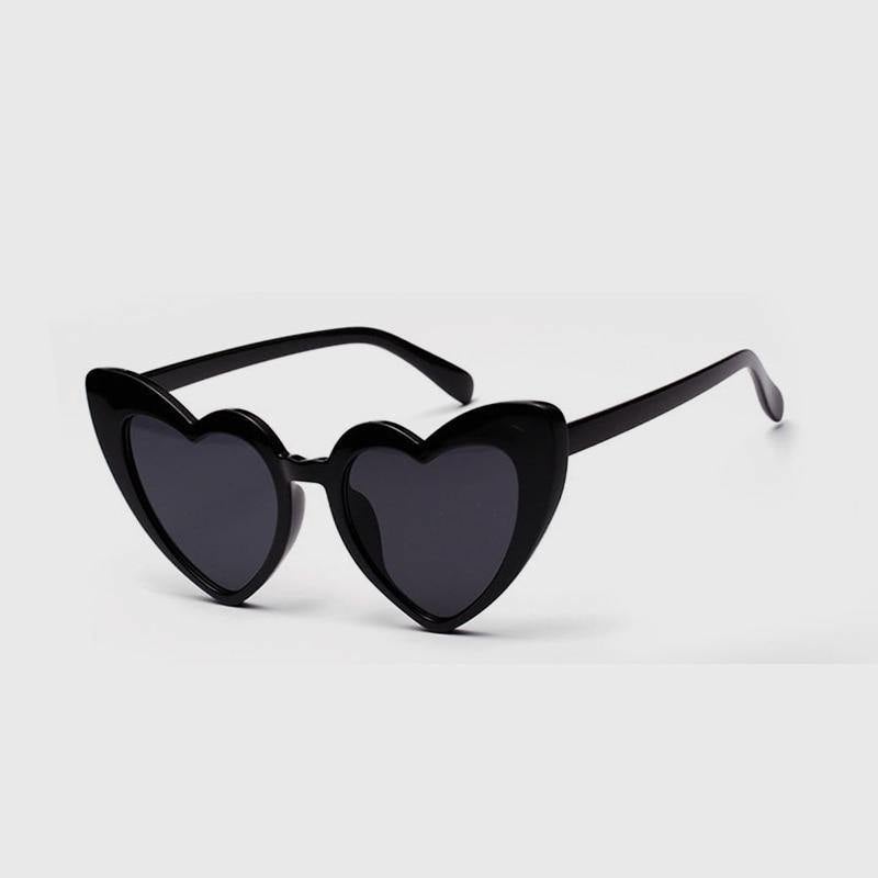 Love Heart Women's Stylish Sunglasses - AM APPAREL