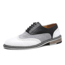 Men's Brogues Lace-Up Bullock Business Oxford Shoes - AM APPAREL