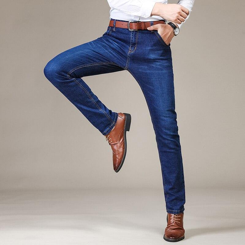 Men's Business Classic Elastic Jeans - AM APPAREL