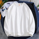 Men's Casual Plain Color Light Weight Sweatshirt - AM APPAREL