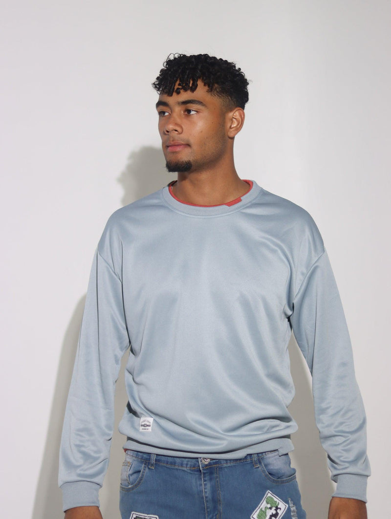 Men's Casual Solid Color O-neck Sweatshirt - AM APPAREL