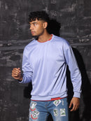 Men's Casual Solid Color O-neck Sweatshirt - AM APPAREL