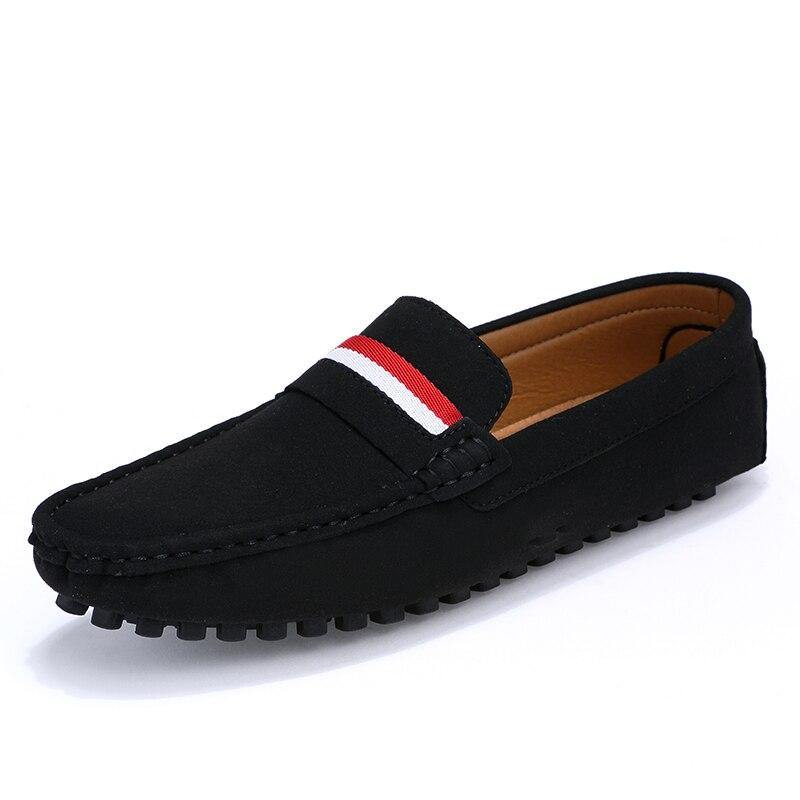 Men's Cow Suede Leather Luxury Loafers - AM APPAREL