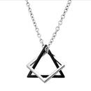 Men's Creative Geometric Square Pendent Necklace - AM APPAREL