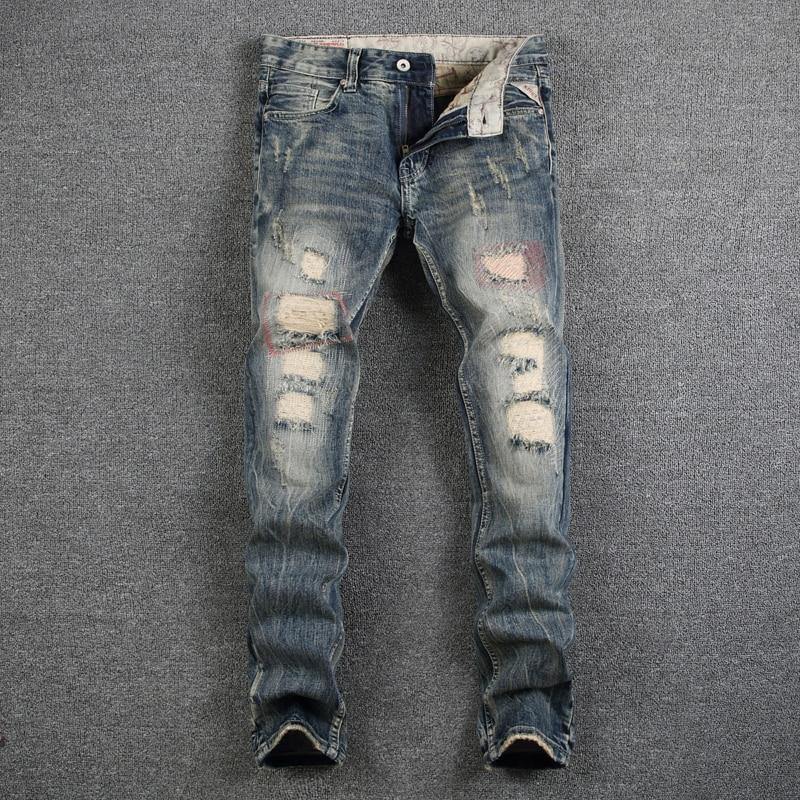 Men's Distressed Casual Jeans - AM APPAREL