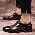 Men's Formal Faux Leather Spring British Oxford Shoes - AM APPAREL
