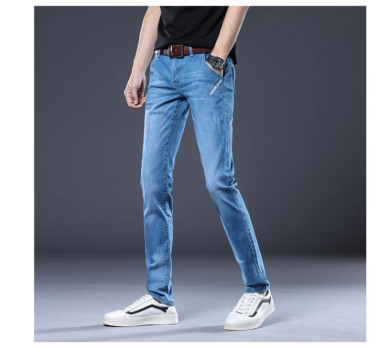 Men's Formal Slim Fit Denim Jeans - AM APPAREL