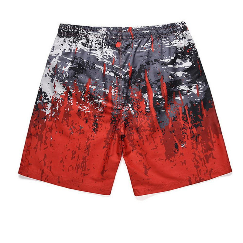 Men's Geometric Summer Swimwear Shorts - AM APPAREL
