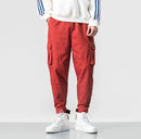 Men's Harem Cargo Pants W/ Elastic Waist - AM APPAREL