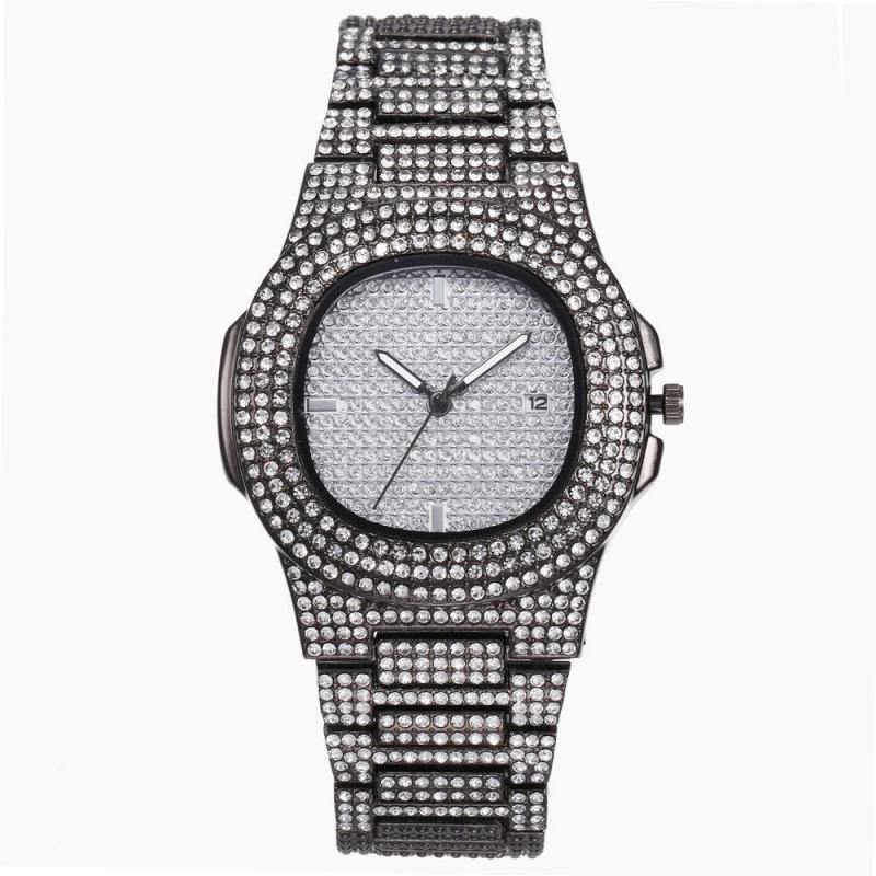 Men's High Quality Bling Iced Watch - AM APPAREL