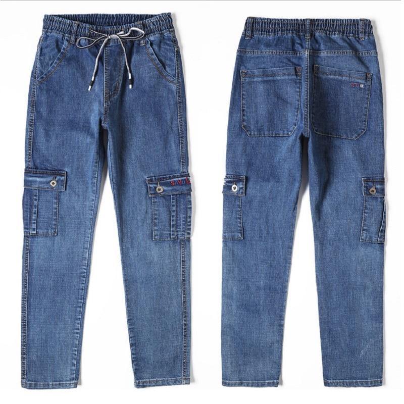 Men's High Waist Loose Fit Jeans - AM APPAREL