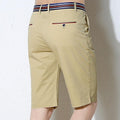 Men's Knee Length Stretch Cotton Shorts - AM APPAREL