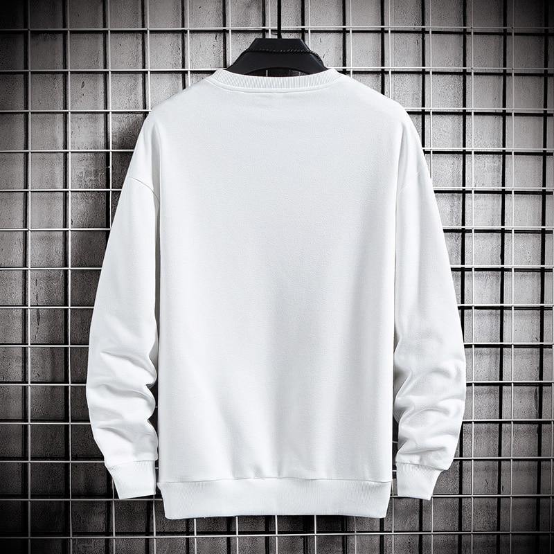 Men's Korean Trend O-Neck Sweatshirt - AM APPAREL
