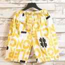 Men's Letter Print Summer Shorts - AM APPAREL