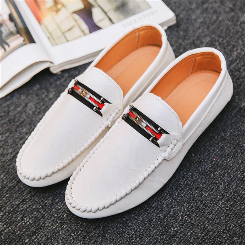 Men's Moccasins Breathable Slip On Loafers - AM APPAREL