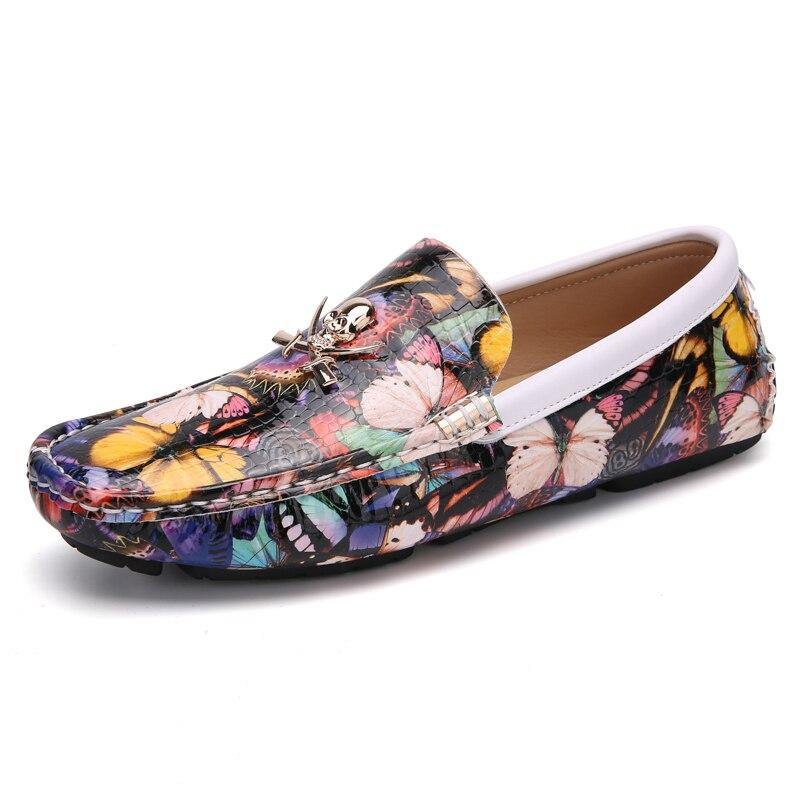 Men's New Colorful Trendy British Loafers - AM APPAREL