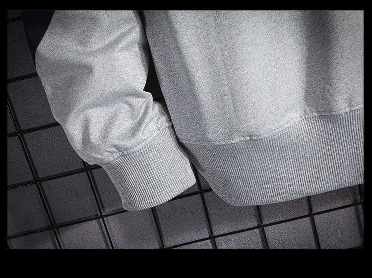 Men's Patchwork Casual O-neck Sweatshirt - AM APPAREL