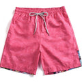 Men's Polyester Beachwear Shorts - Pink - AM APPAREL