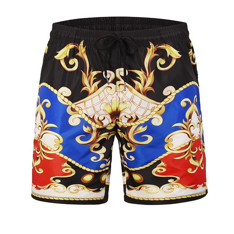 Men's Printed Loose Fit Shorts - AM APPAREL
