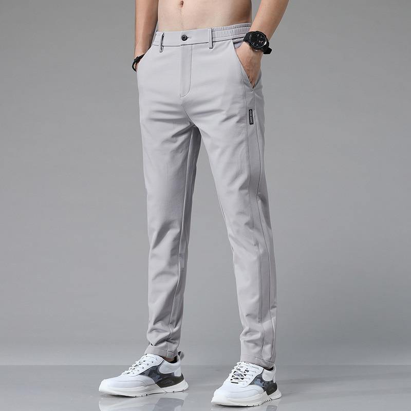 Men's Regular Fit Casual Suit Pants - AM APPAREL