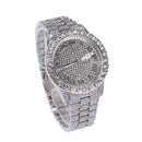 Men's Roman Numbers Bling Iced Out Watch - AM APPAREL
