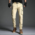 Men's Side Pocket Casual Cargo Pants - AM APPAREL