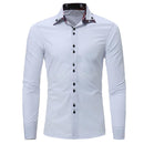 Men's Solid Colored Business Cotton Shirt - AM APPAREL