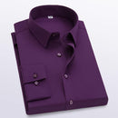 Men's Solid Colored Business Shirt - AM APPAREL