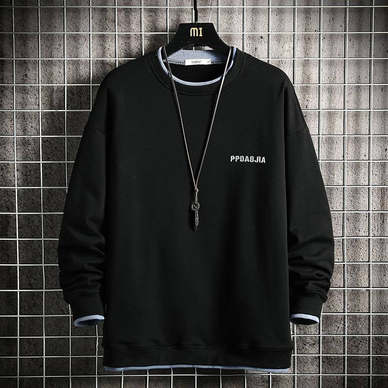 Men's Solid Colored Lightweight Sweatshirt - AM APPAREL