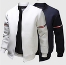Men's Solid Colored Long Sleeve Slim Fit Jacket - AM APPAREL