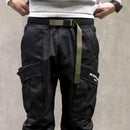 Men's Solid Colored Techwear Cargo Pants - AM APPAREL