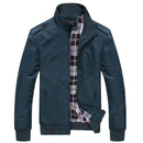 Men's Sportswear Stand Collar Bomber Jackets - AM APPAREL