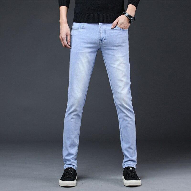 Men's Straight Full Length Jeans - AM APPAREL