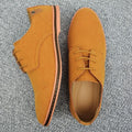 Men's Suede Oxford Casual Shoes - AM APPAREL