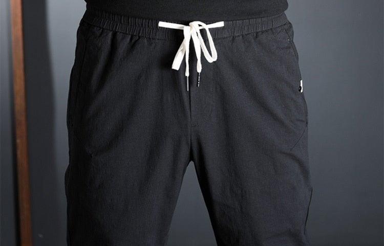 Men's Summer Elastic Waist Casual Pants - AM APPAREL