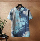 Men's Tie Dye Short Sleeve Fashion T-Shirt - AM APPAREL