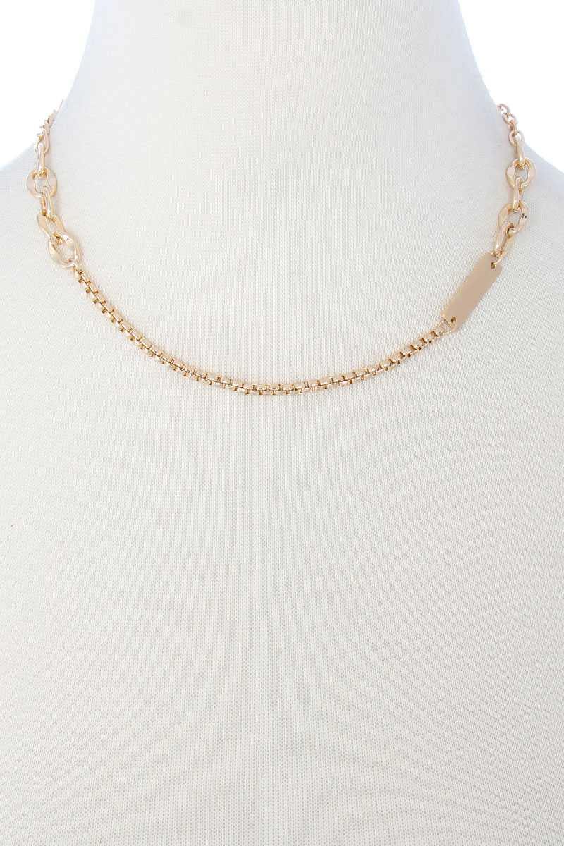 Metal Chain Necklace - AM APPAREL