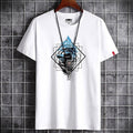 Mne's Casual Anime Graphic T-Shirt - AM APPAREL