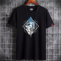 Mne's Casual Anime Graphic T-Shirt - AM APPAREL