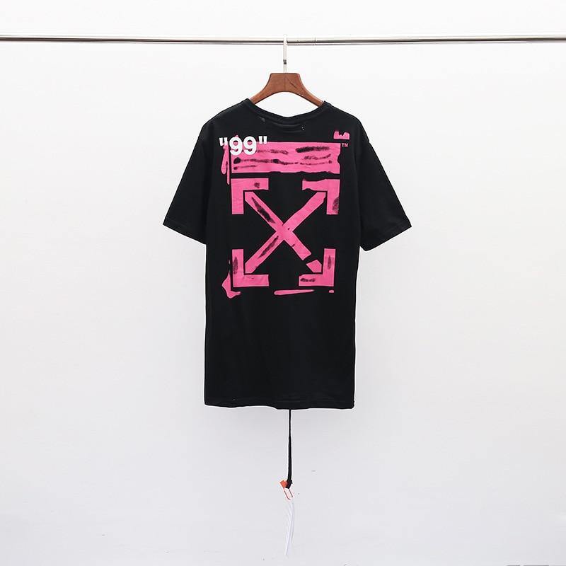 OFF WHITE Summer 100% Cotton T Shirts - AM APPAREL