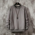 Solid Colored Casual Light Weight Sweatshirt - AM APPAREL