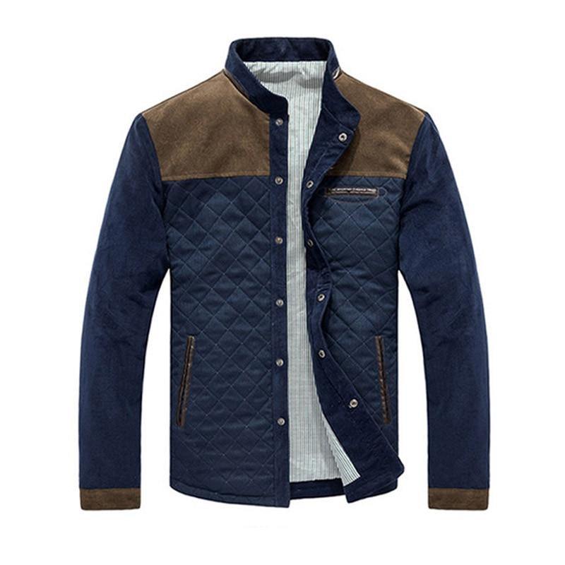 Spring Men's Patchwork Jacket Coat - AM APPAREL