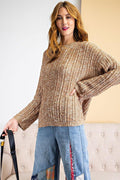 Textured Knitted Sweater - AM APPAREL