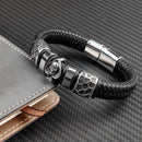 Unisex Braided Leather Bracelets - AM APPAREL