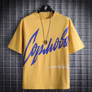 Unisex Casual 100% Cotton Print Short Sleeved T-Shirt - AM APPAREL